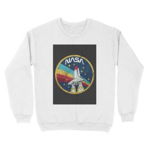 Alternative view of Nasa Vintage Colors V01 Unisex Crewneck Sweatshirt