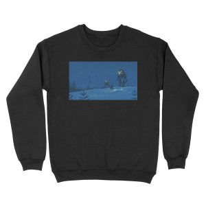 Nattens Röntgenplåt Unisex Crewneck Sweatshirt