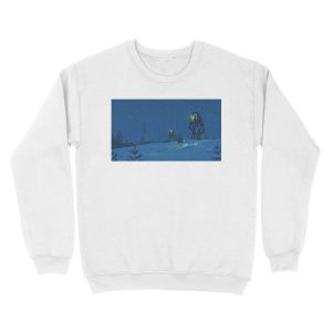 Alternative view of Nattens Röntgenplåt Unisex Crewneck Sweatshirt