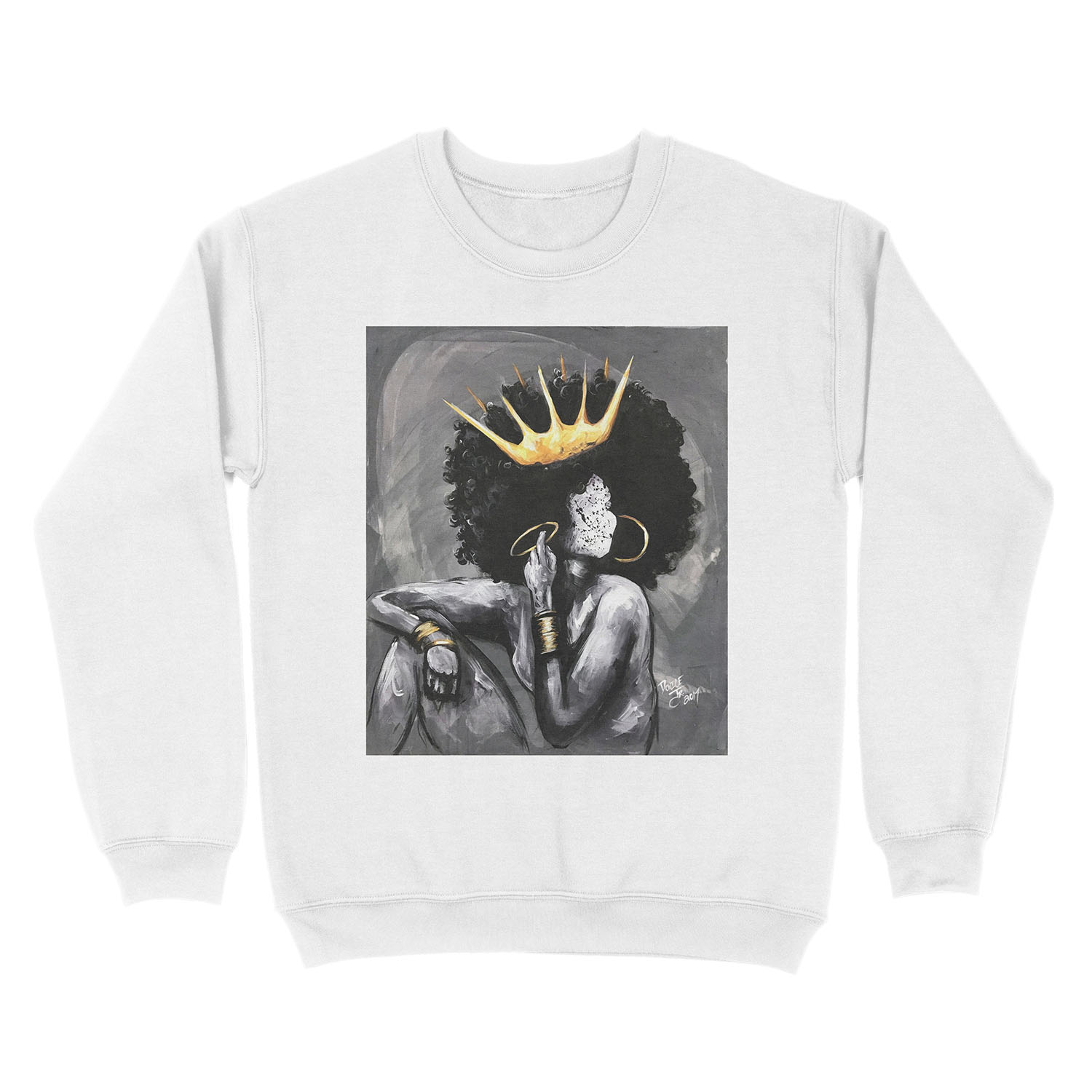 Naturally Queen VI Unisex Crewneck Sweatshirt - Image 2
