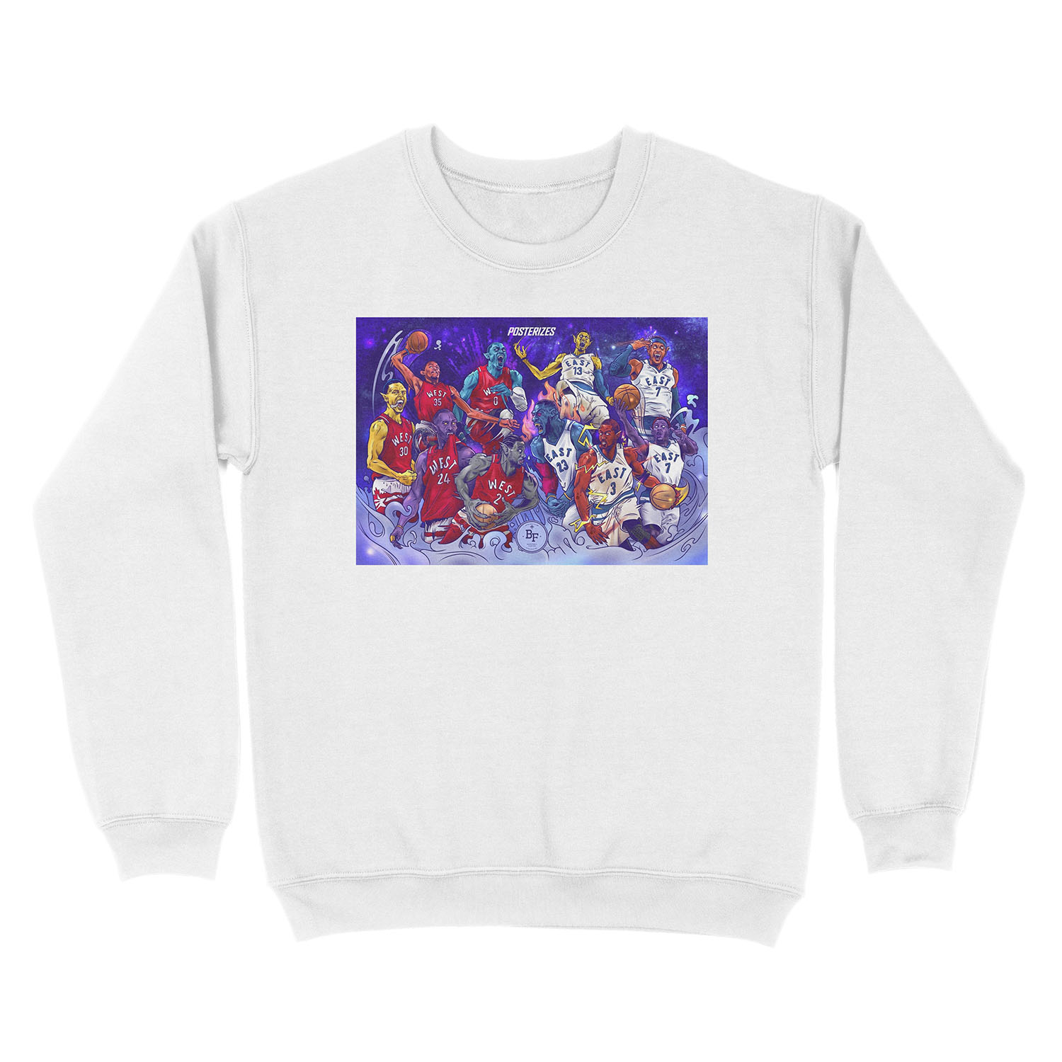 NBA All-Star MonStars 2.0! Unisex Crewneck Sweatshirt - Image 2