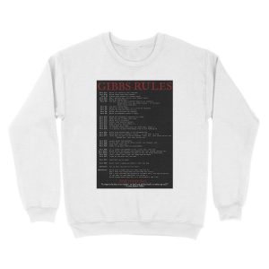 Alternative view of NCIS Gibbs Rules Unisex Crewneck Sweatshirt