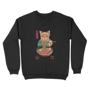 Neko Ramen Unisex Crewneck Sweatshirt