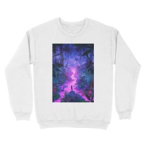 Alternative view of Neon Jungle Unisex Crewneck Sweatshirt