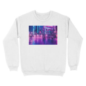 Alternative view of Neon Nostalgia Unisex Crewneck Sweatshirt