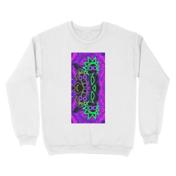 Neon Rick and Morty Unisex Crewneck Sweatshirt - Image 2