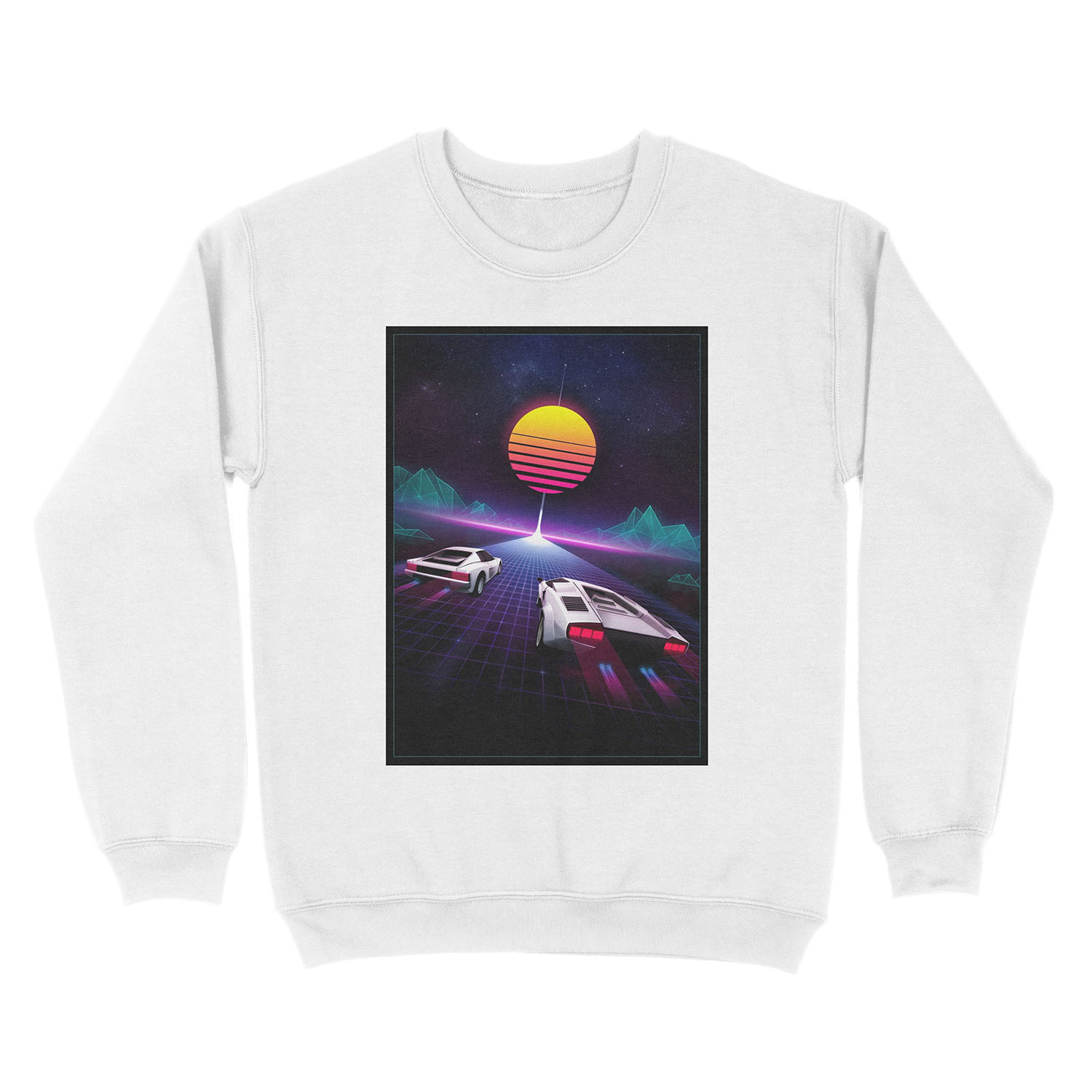 Neon Skyway Unisex Crewneck Sweatshirt - Image 2