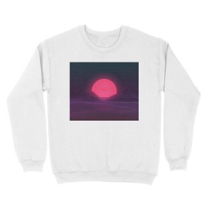 Alternative view of Neon Sunset Unisex Crewneck Sweatshirt