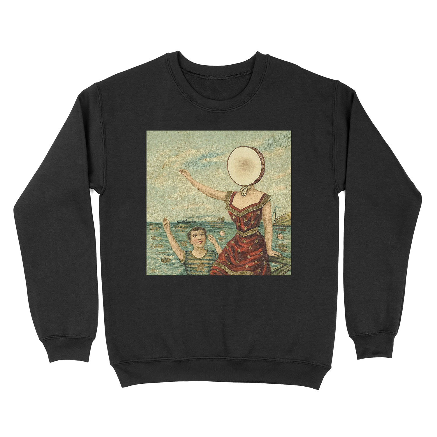 Neutral Milk Hotel - In The Aeroplane Over The Sea Album Cover Art Unisex Crewneck Sweatshirt