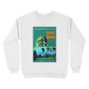 Alternative view of NEW ORLEANS : Vintage Haunted Mansion Advertising Print Unisex Crewneck Sweatshirt
