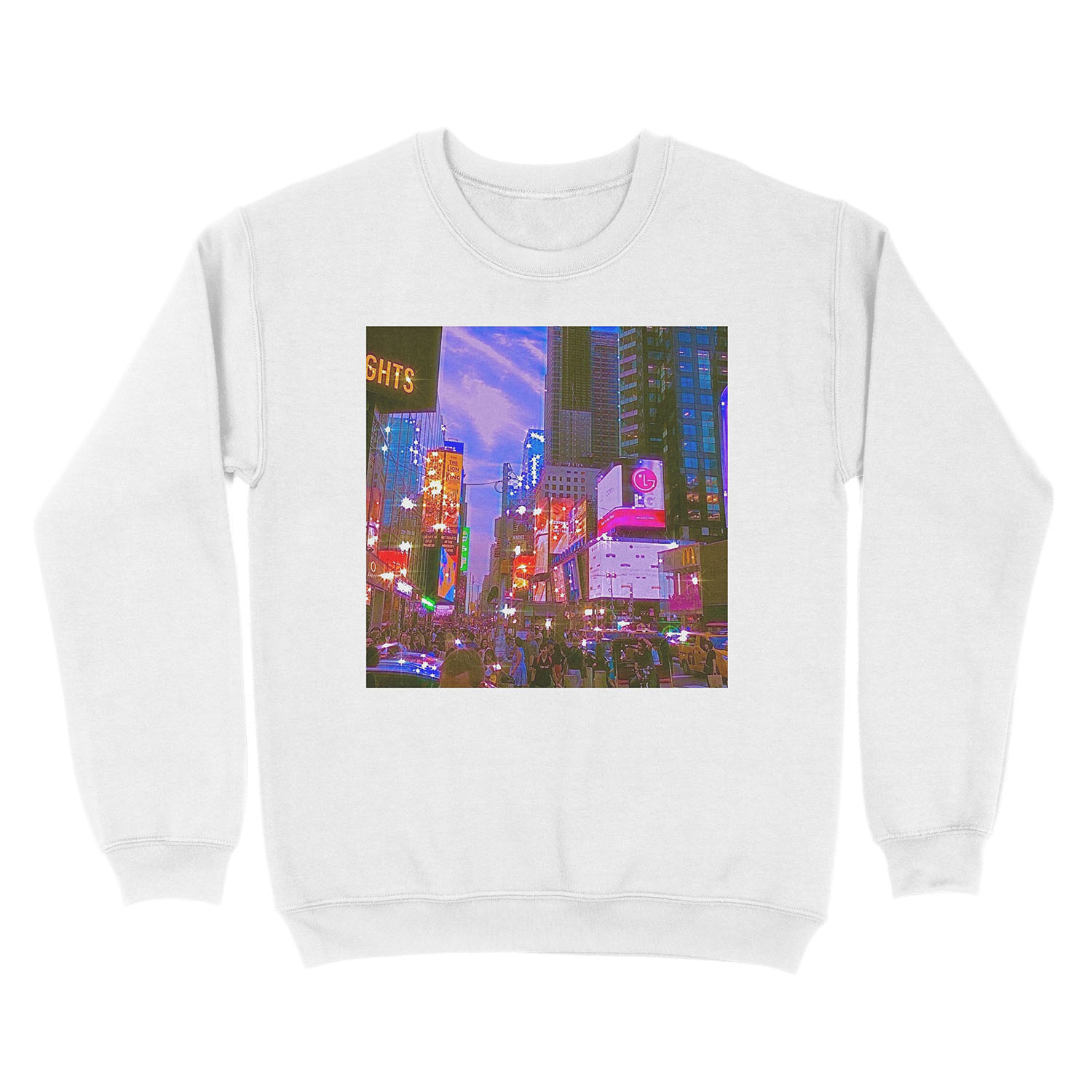 new york city- indie aesthetic photo Unisex Crewneck Sweatshirt - Image 2