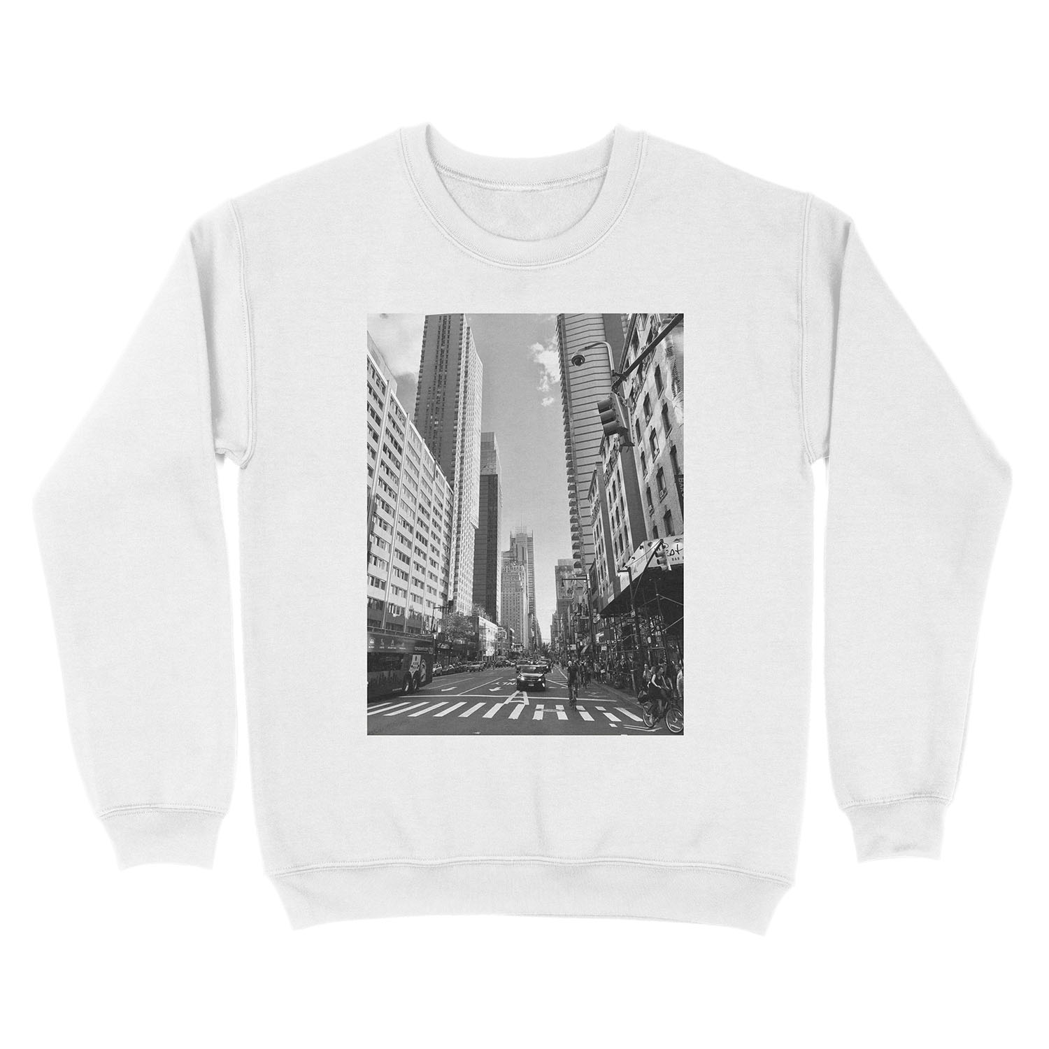 New York City Street Unisex Crewneck Sweatshirt - Image 2