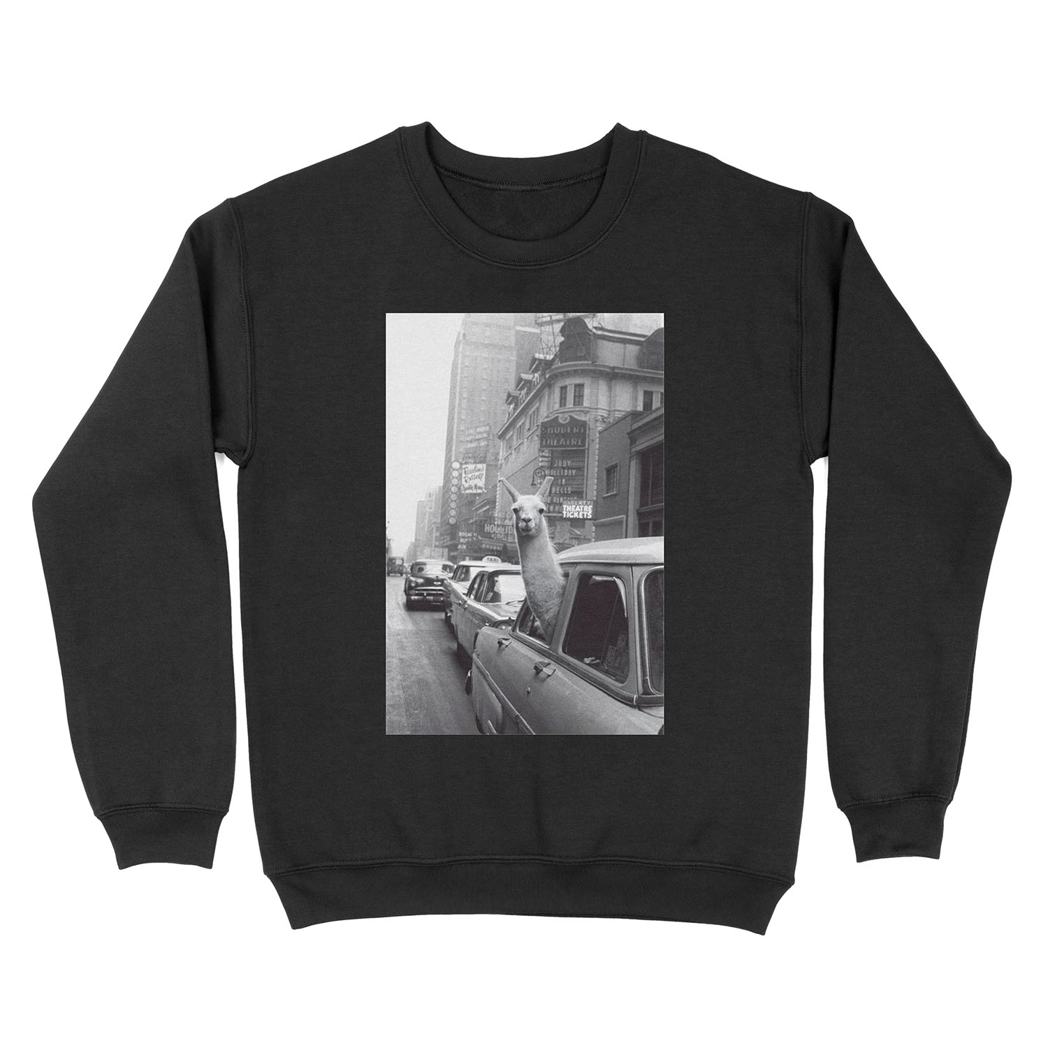 New York Llama Unisex Crewneck Sweatshirt