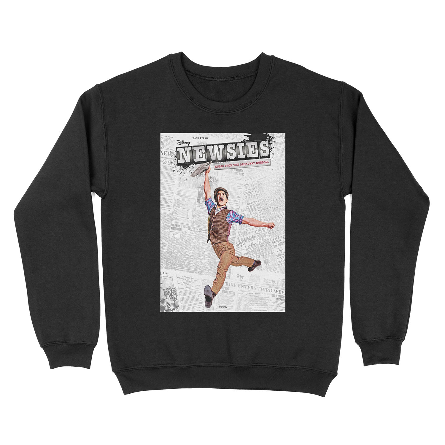 Newsies Broadway Musical Unisex Crewneck Sweatshirt