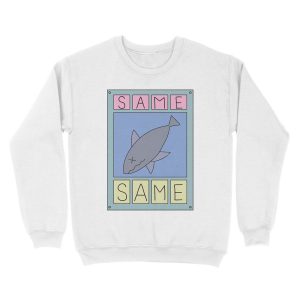 Alternative view of Nichijou Same Shark Unisex Crewneck Sweatshirt