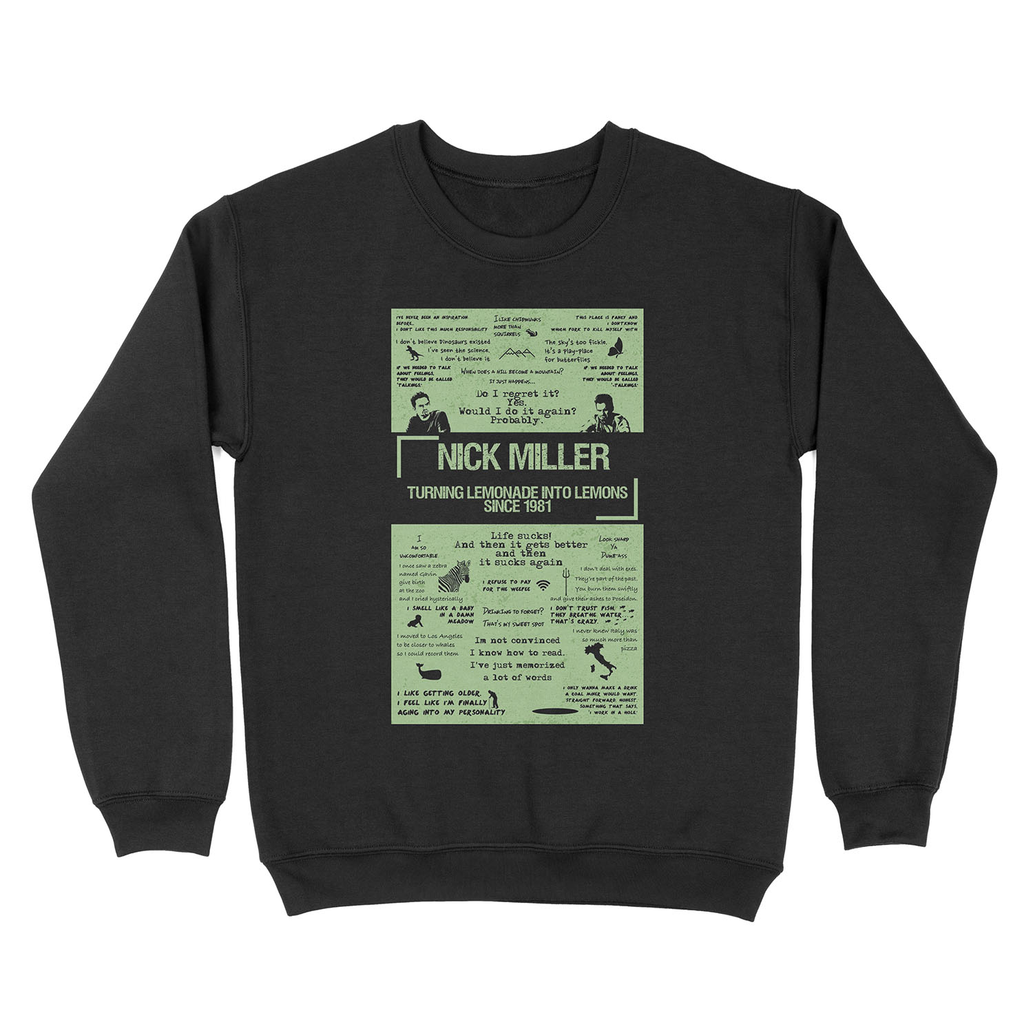 NICK MILLER Unisex Crewneck Sweatshirt