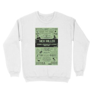 Alternative view of NICK MILLER Unisex Crewneck Sweatshirt