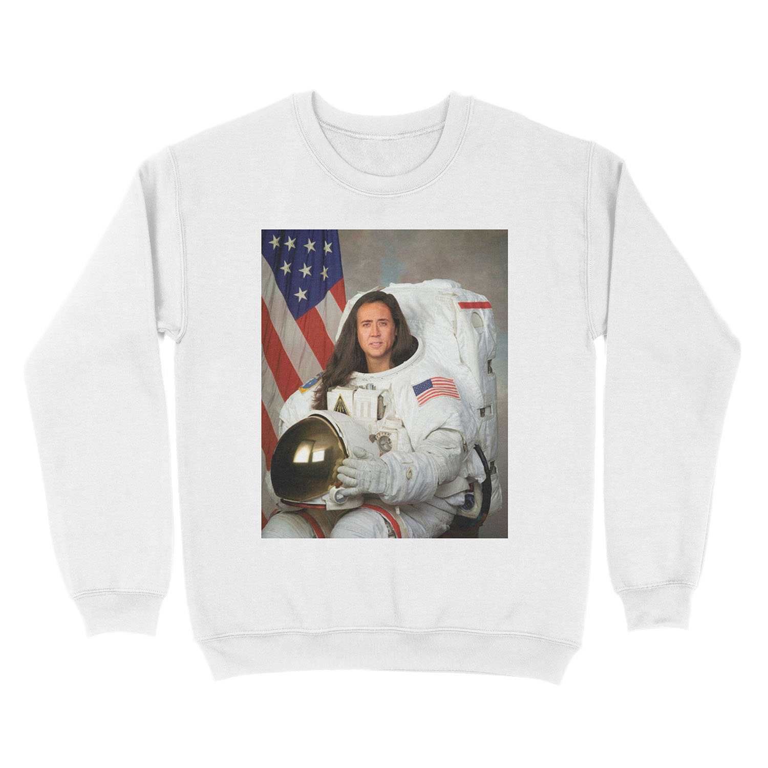 Nicolas cage Unisex Crewneck Sweatshirt - Image 2