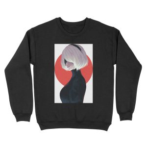 Nier automata 2B Unisex Crewneck Sweatshirt