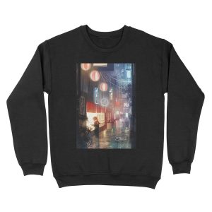 Night in Tokyo Unisex Crewneck Sweatshirt
