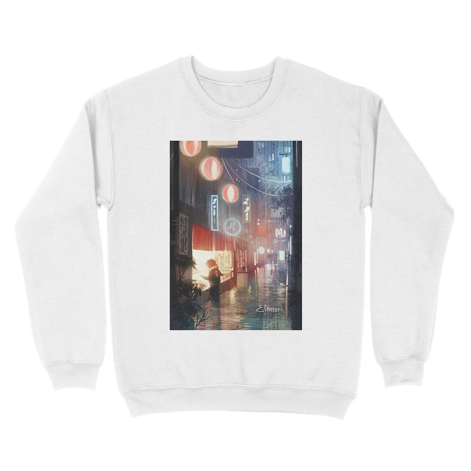 Night in Tokyo Unisex Crewneck Sweatshirt - Image 2