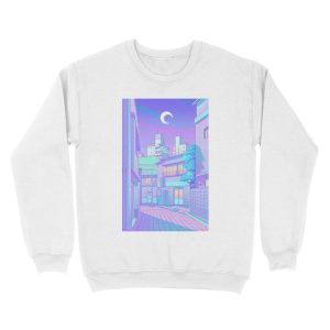 Alternative view of Night in Utopia Unisex Crewneck Sweatshirt