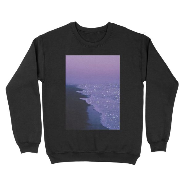 night on the beach Unisex Crewneck Sweatshirt