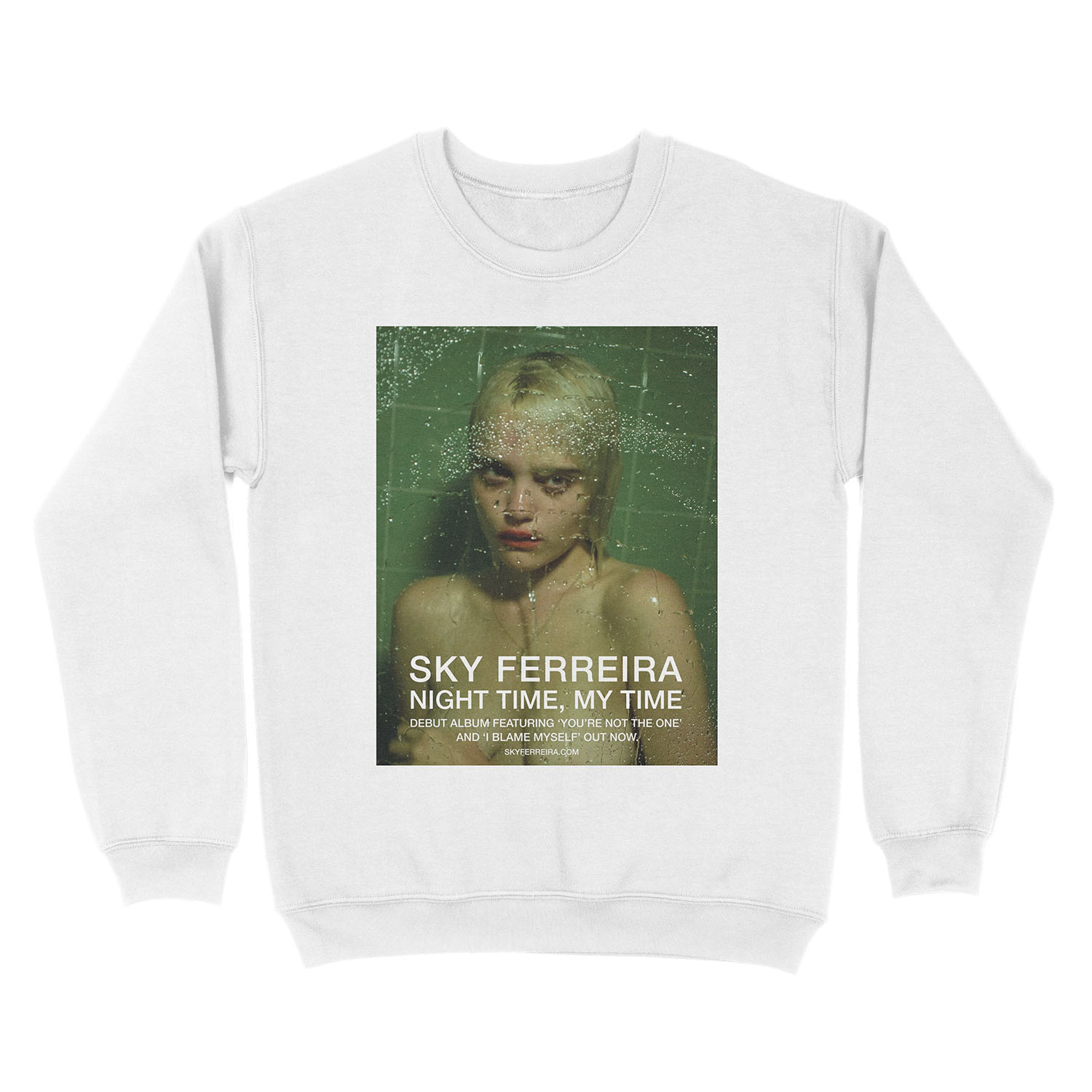 Night Time , My Time Unisex Crewneck Sweatshirt - Image 2