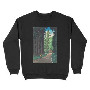 Nikkô gaidô - Hasui Kawase Unisex Crewneck Sweatshirt