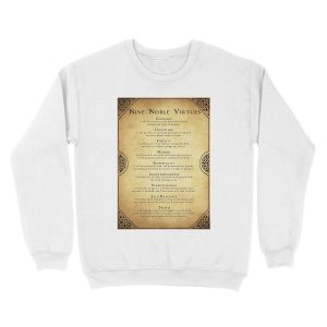 Alternative view of Nine Noble Virtues Unisex Crewneck Sweatshirt