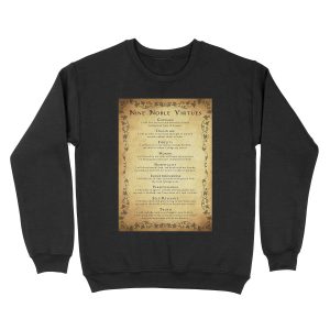 Nine Noble Virtues VERSION 2! Unisex Crewneck Sweatshirt