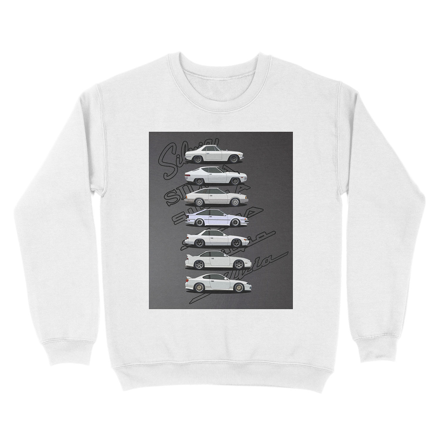 Nissan Silvia Generations Unisex Crewneck Sweatshirt - Image 2