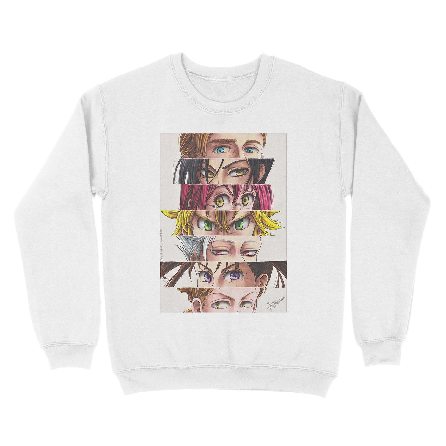 NnT: Sins' eyes Unisex Crewneck Sweatshirt - Image 2