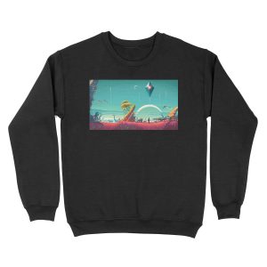 No Mans Sky -- Ship and Sky Unisex Crewneck Sweatshirt