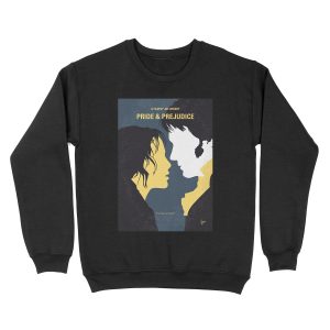 No584- Pride and Prejudice minimal movie poster Unisex Crewneck Sweatshirt