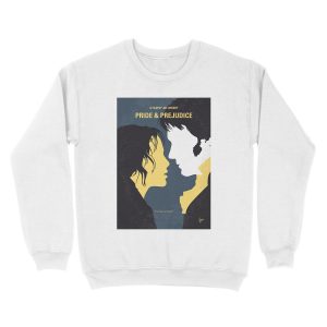 Alternative view of No584- Pride and Prejudice minimal movie poster Unisex Crewneck Sweatshirt