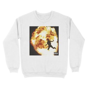 Alternative view of Not All Heroes Wear Capes Metro Boomin Unisex Crewneck Sweatshirt