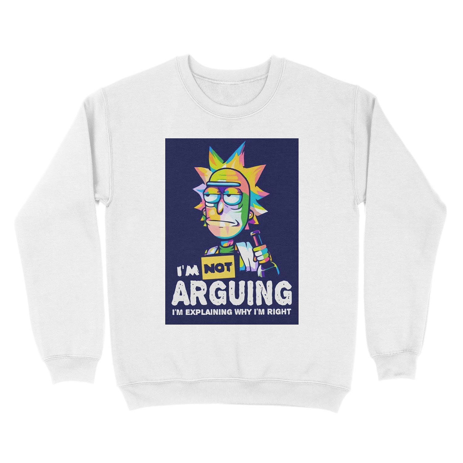 not arguing Unisex Crewneck Sweatshirt - Image 2