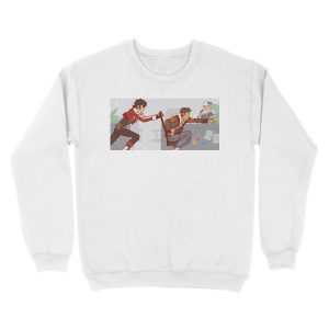 Alternative view of Not Safe for Work Unisex Crewneck Sweatshirt