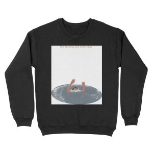 Not Waving, But Drowning Unisex Crewneck Sweatshirt