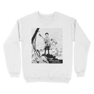 Alternative view of Nothing Amazing Happens Here... Unisex Crewneck Sweatshirt