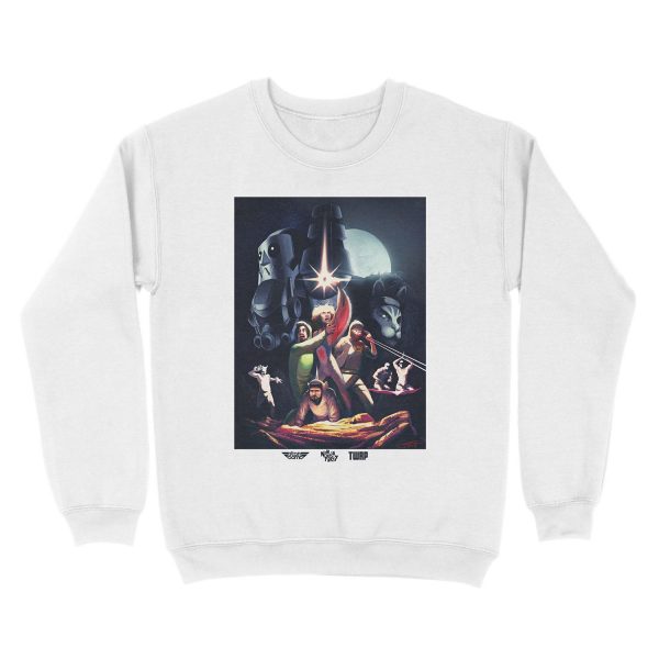 NSP TWRP Star Bomb Unisex Crewneck Sweatshirt - Image 2