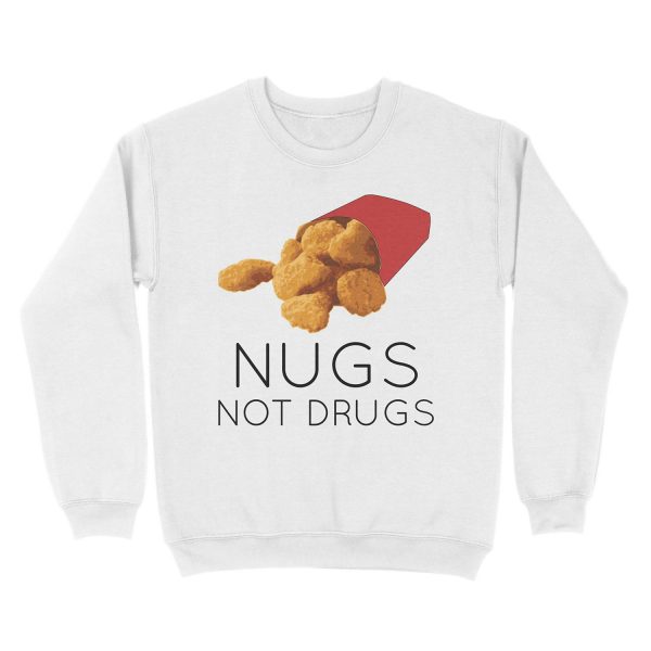 Nugs not drugs Unisex Crewneck Sweatshirt - Image 2