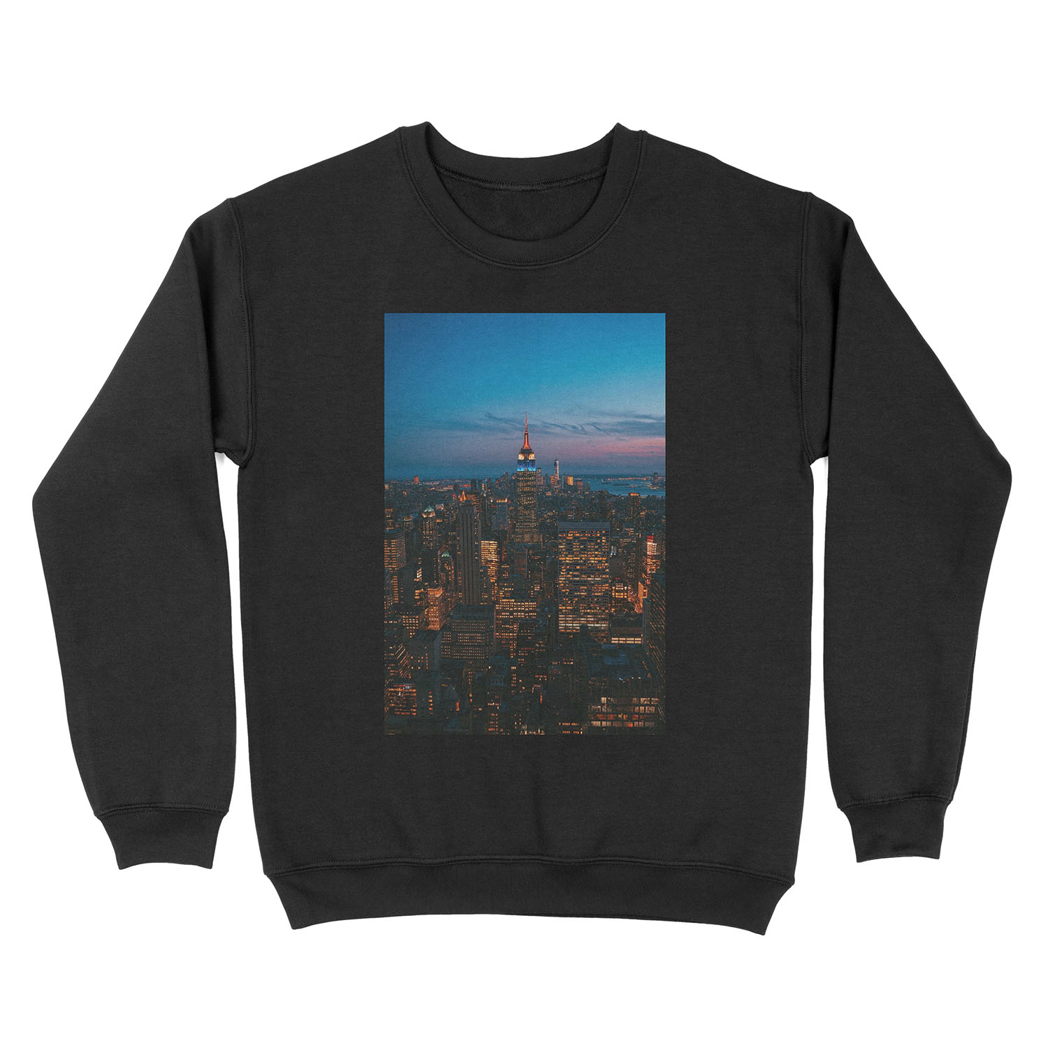 NYC at Night Unisex Crewneck Sweatshirt