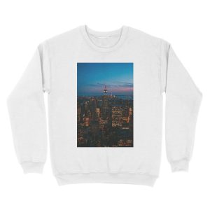 Alternative view of NYC at Night Unisex Crewneck Sweatshirt