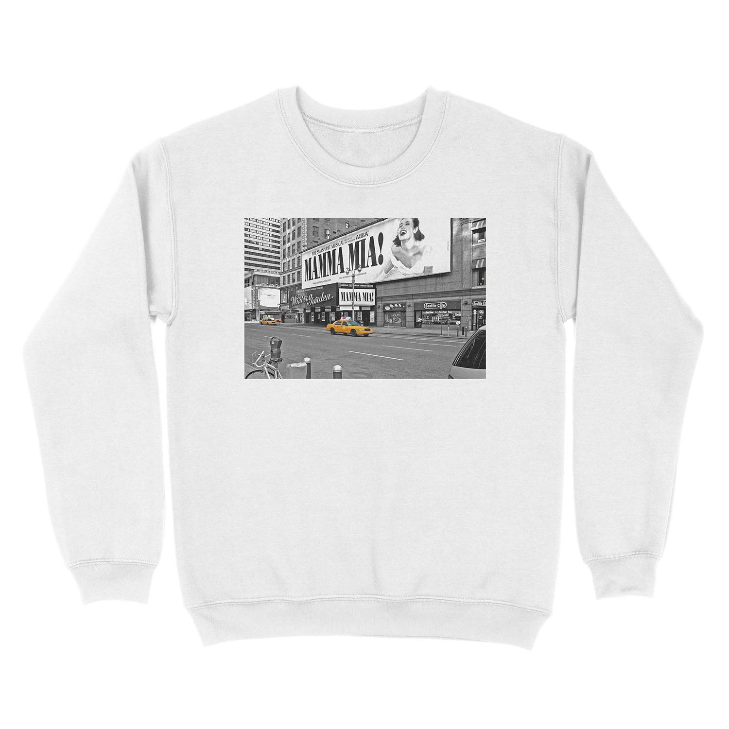 NYC Yellow Cabs Mamma Mia Unisex Crewneck Sweatshirt - Image 2