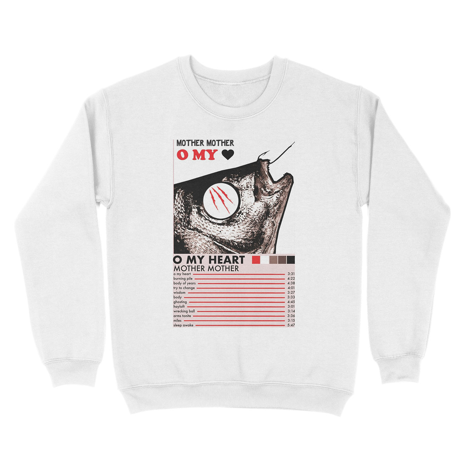 O My Heart by Mother Mother Unisex Crewneck Sweatshirt - Image 2