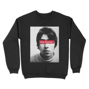 Oasis Live forever Unisex Crewneck Sweatshirt