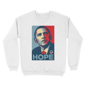 Alternative view of Obama Hope Unisex Crewneck Sweatshirt