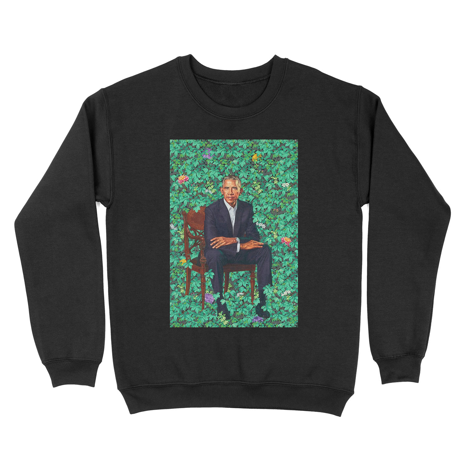Obama Portrait Unisex Crewneck Sweatshirt
